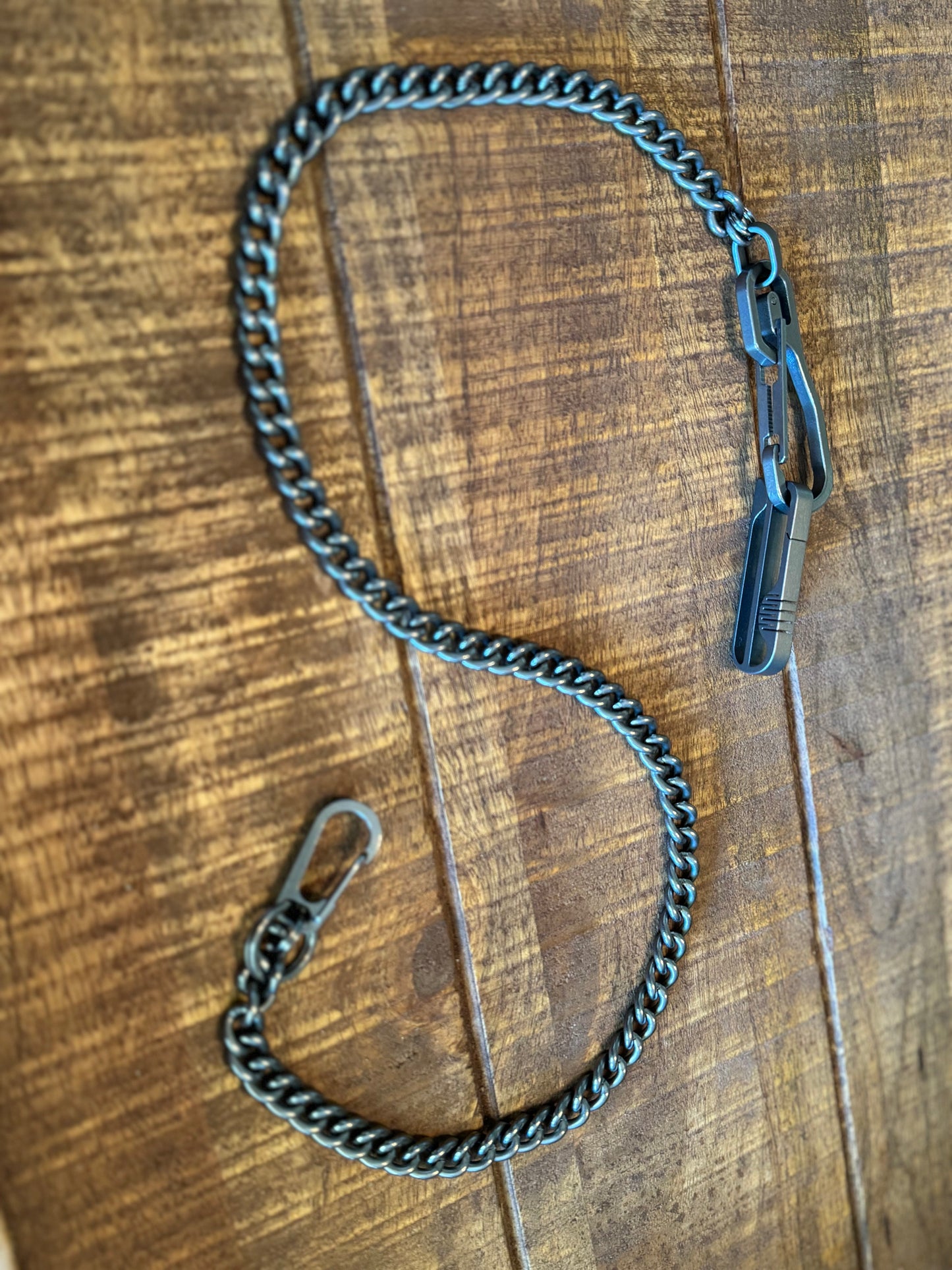 Titanium EDC Chains for Phone, Wallet, and Keys